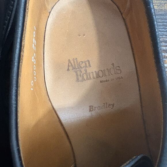 Allen Edmonds Bradley Oxford Shoes Sz‎ 10B Black Leather Classic